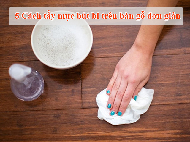 cách tẩy mực bút bi