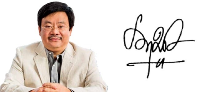 chữ ký Nguyễn Đăng Quang - Chủ tịch Masan Group